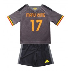 AS Roma Manu Kone #17 Tredjeställ Barn 2026-27 Korta ärmar (+ Korta byxor)